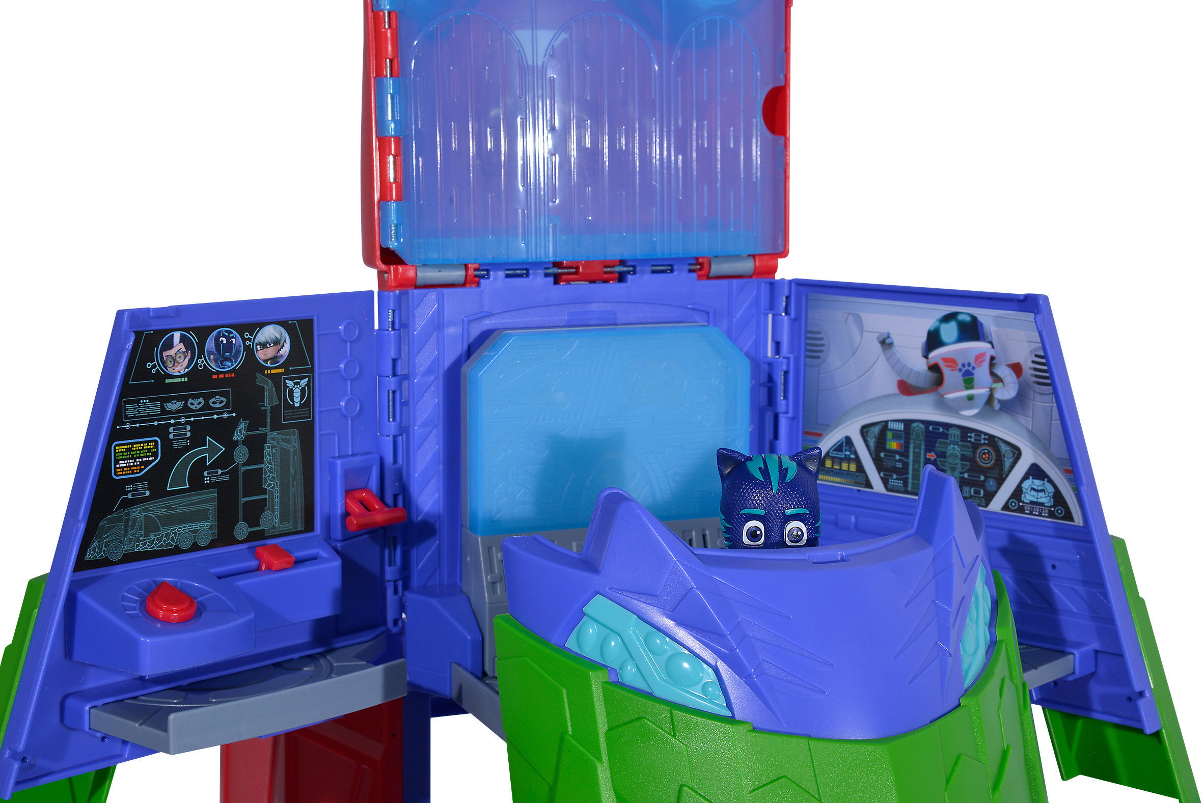 SIMBA TOYS PJM Verwandelbares Hauptquartier Spielset Mehrfarbig