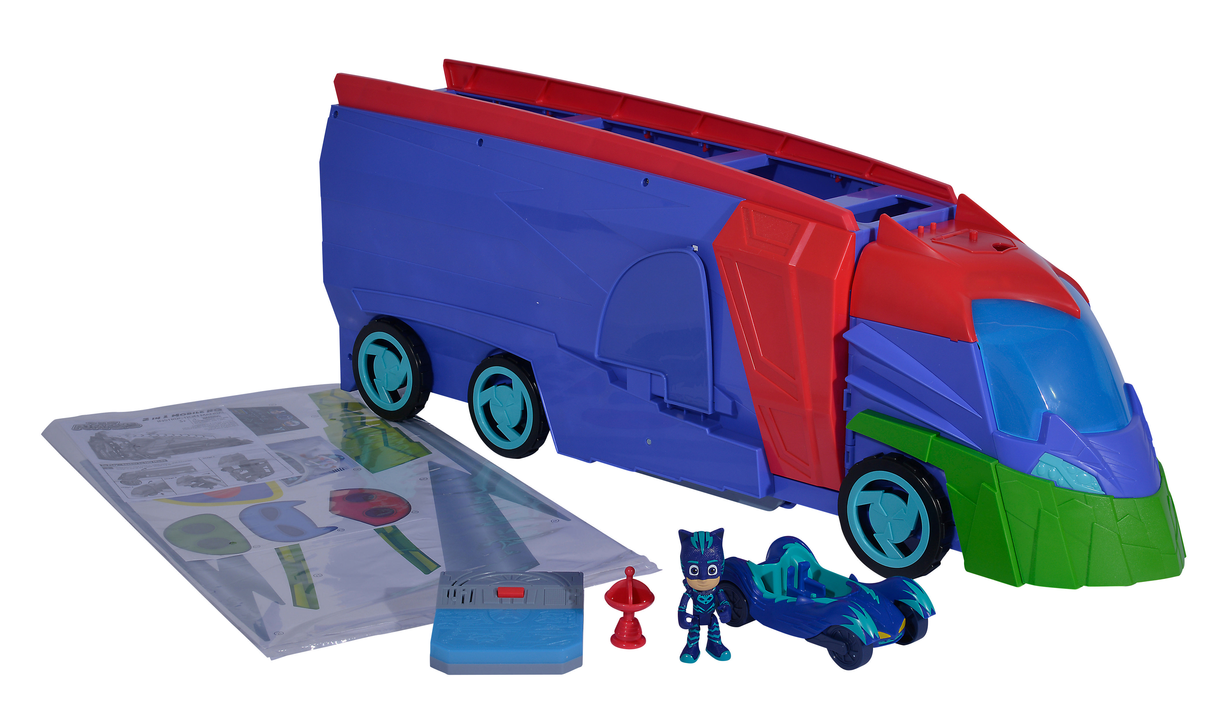 SIMBA TOYS PJM Verwandelbares Hauptquartier Spielset Mehrfarbig