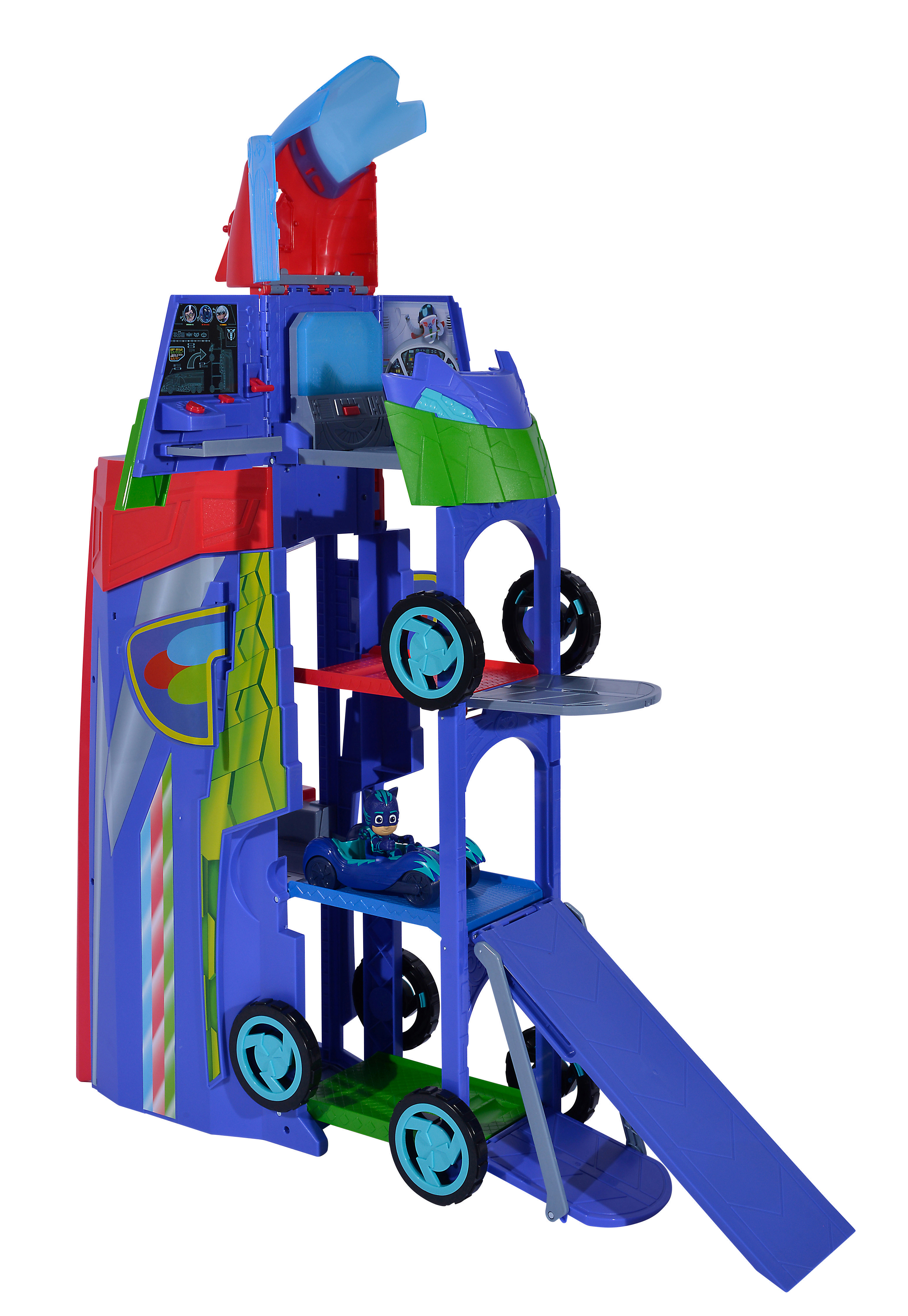 SIMBA TOYS PJM Verwandelbares Hauptquartier Spielset Mehrfarbig