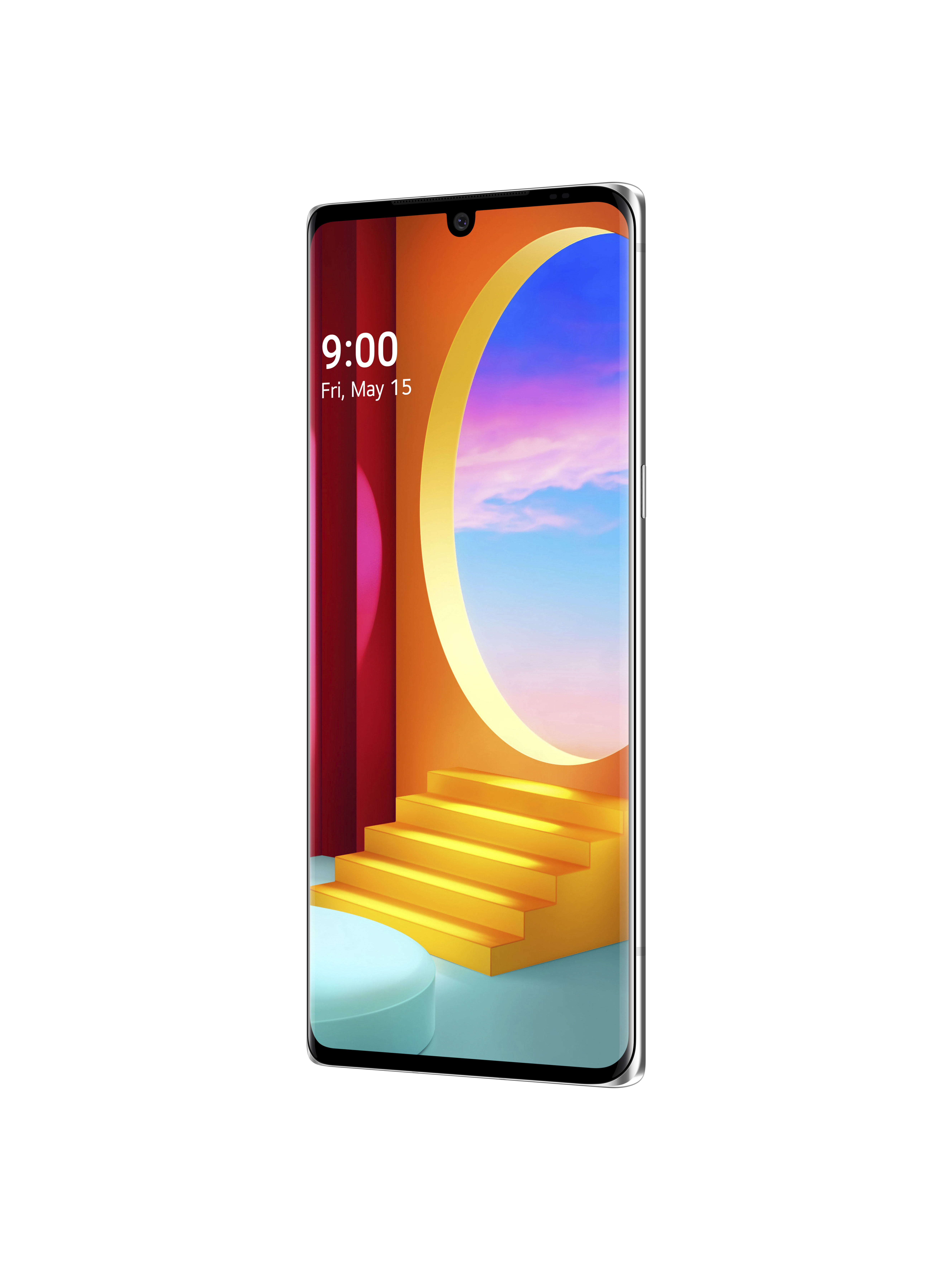 LG VELVET 4G 128 GB Aurora Silber Dual SIM