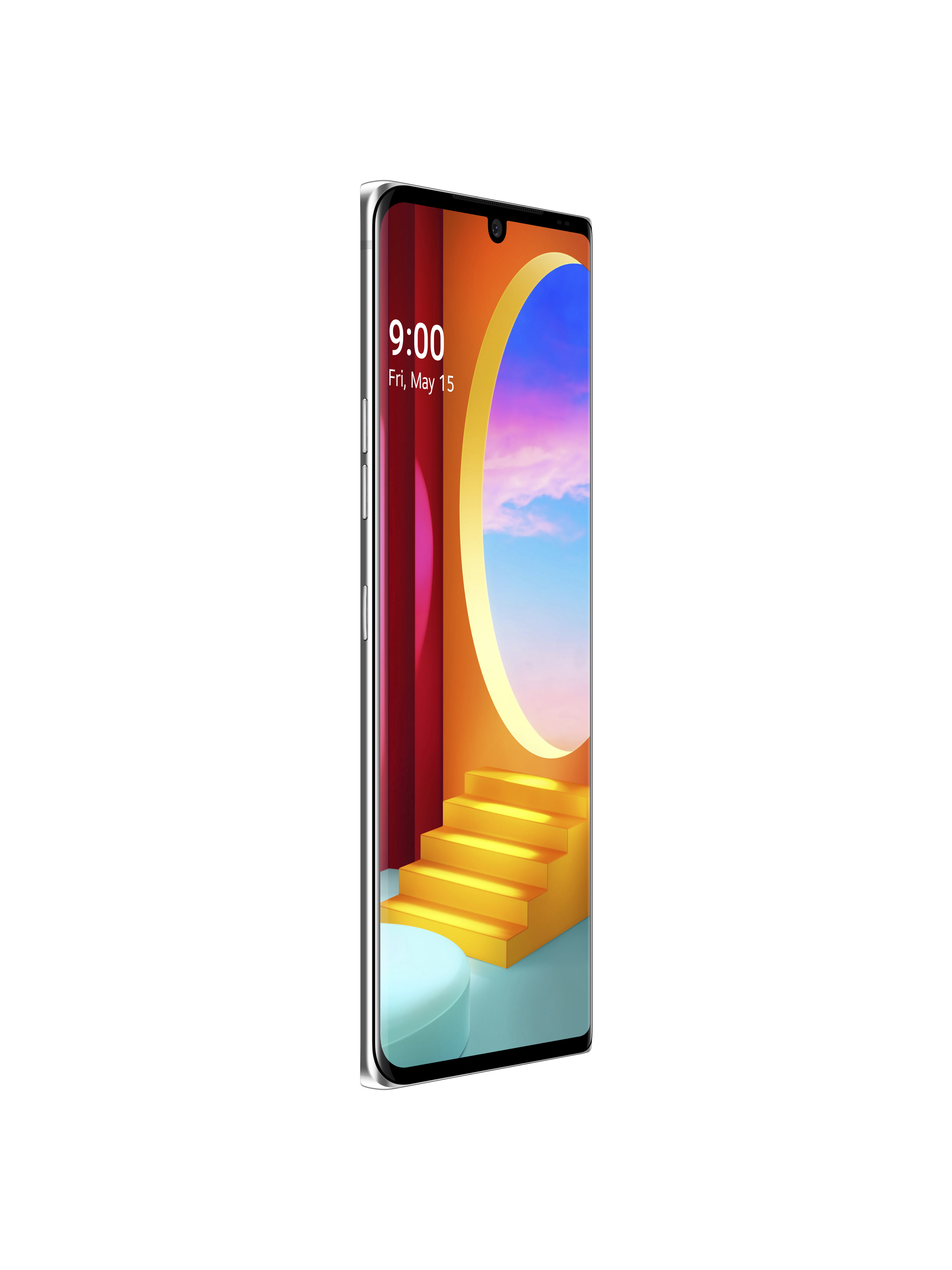 LG VELVET 4G 128 GB Aurora Silber Dual SIM