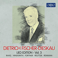 Dietrich Fischer-dieskau & Hartmut Höll - DIETRICH FISCHER-DIESKAU - LIED EDITION, VOL. 3  - (CD)