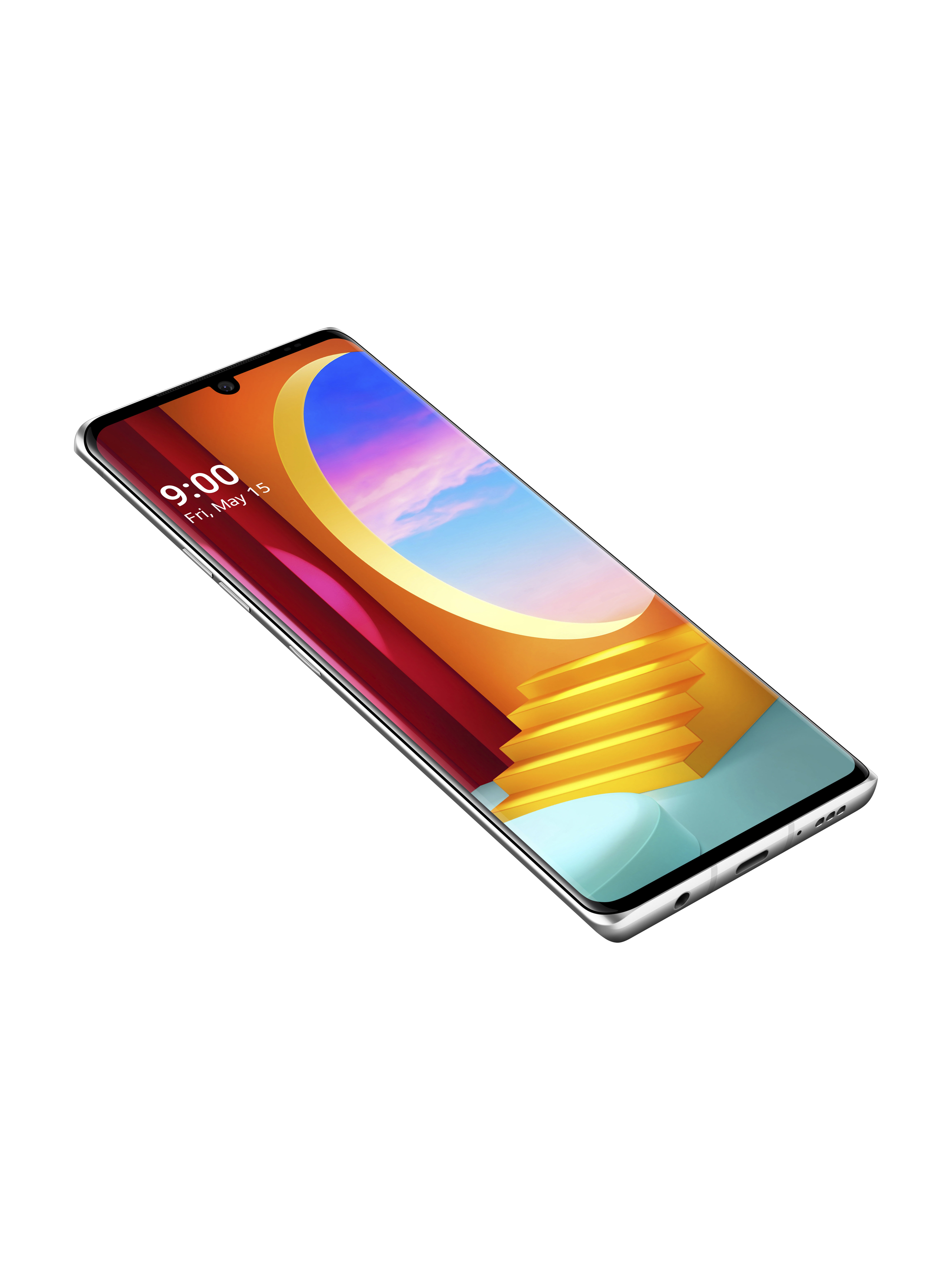 LG VELVET 4G 128 GB Aurora Silber Dual SIM