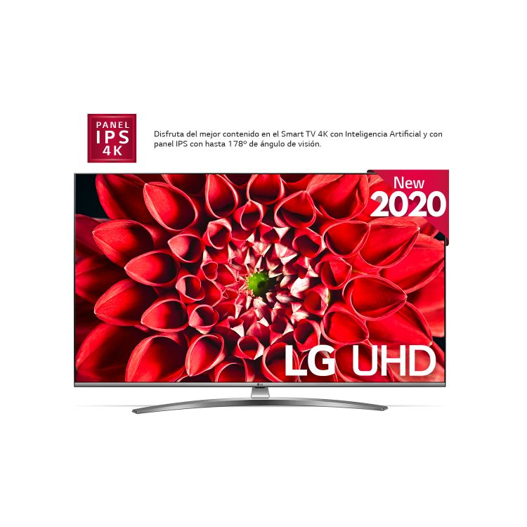 TV LED 55" - LG 55UN81006LB, UHD 4K, Quad Core, WiFi, Bluetooth, Inteligencia Artificial, HDR 10 Pro, Smart TV