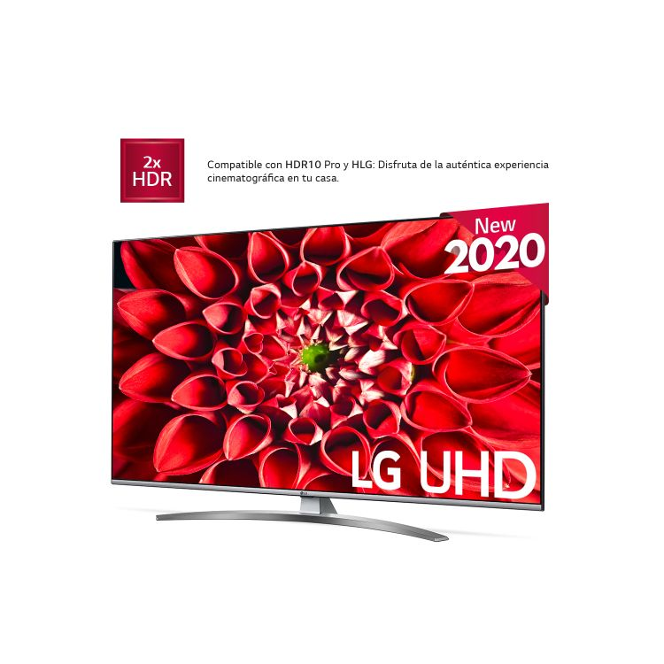 TV LED 55" - LG 55UN81006LB, UHD 4K, Quad Core, WiFi, Bluetooth, Inteligencia Artificial, HDR 10 Pro, Smart TV