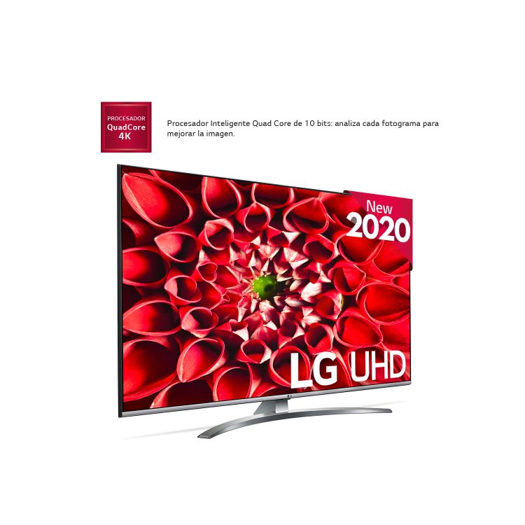 TV LED 65" - LG 65UN81006LB, UHD 4K, 3840x2160 p, Procesador Quad Core, HDR10 Pro, HLG, Sonido UltraSurround
