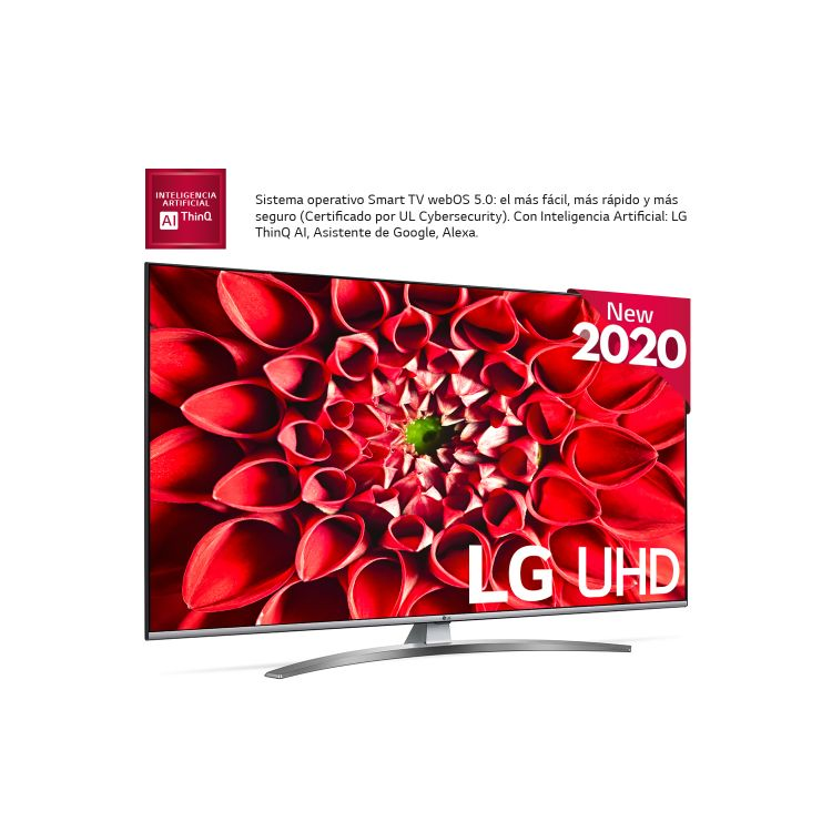 TV LED 65" - LG 65UN81006LB, UHD 4K, 3840x2160 p, Procesador Quad Core, HDR10 Pro, HLG, Sonido UltraSurround