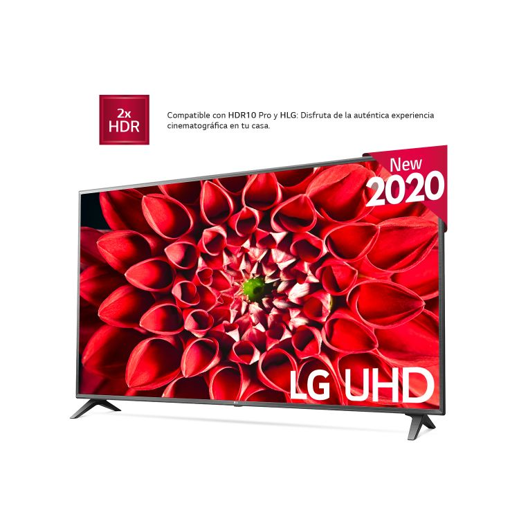 TV LED 75" - LG 75UM7050PLA.AEU .AEU, UHD 4K, 4K UHD 3 x HDMI, 2 x USB 2.0, A, Negro