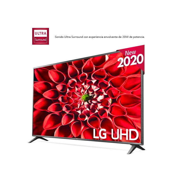 TV LED 75" - LG 75UM7050PLA.AEU .AEU, UHD 4K, 4K UHD 3 x HDMI, 2 x USB 2.0, A, Negro