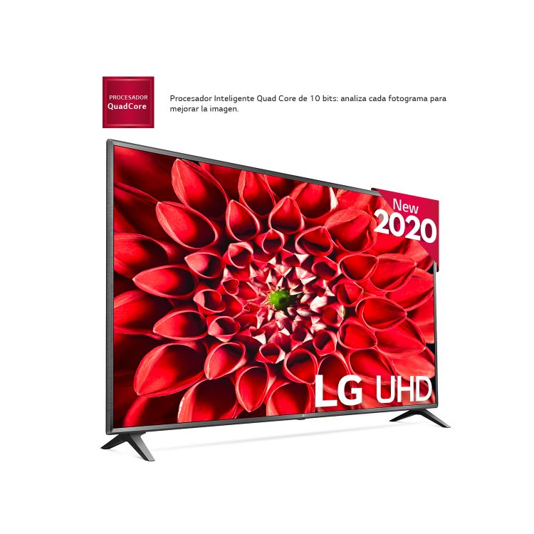 TV LED 75" - LG 75UM7050PLA.AEU .AEU, UHD 4K, 4K UHD 3 x HDMI, 2 x USB 2.0, A, Negro