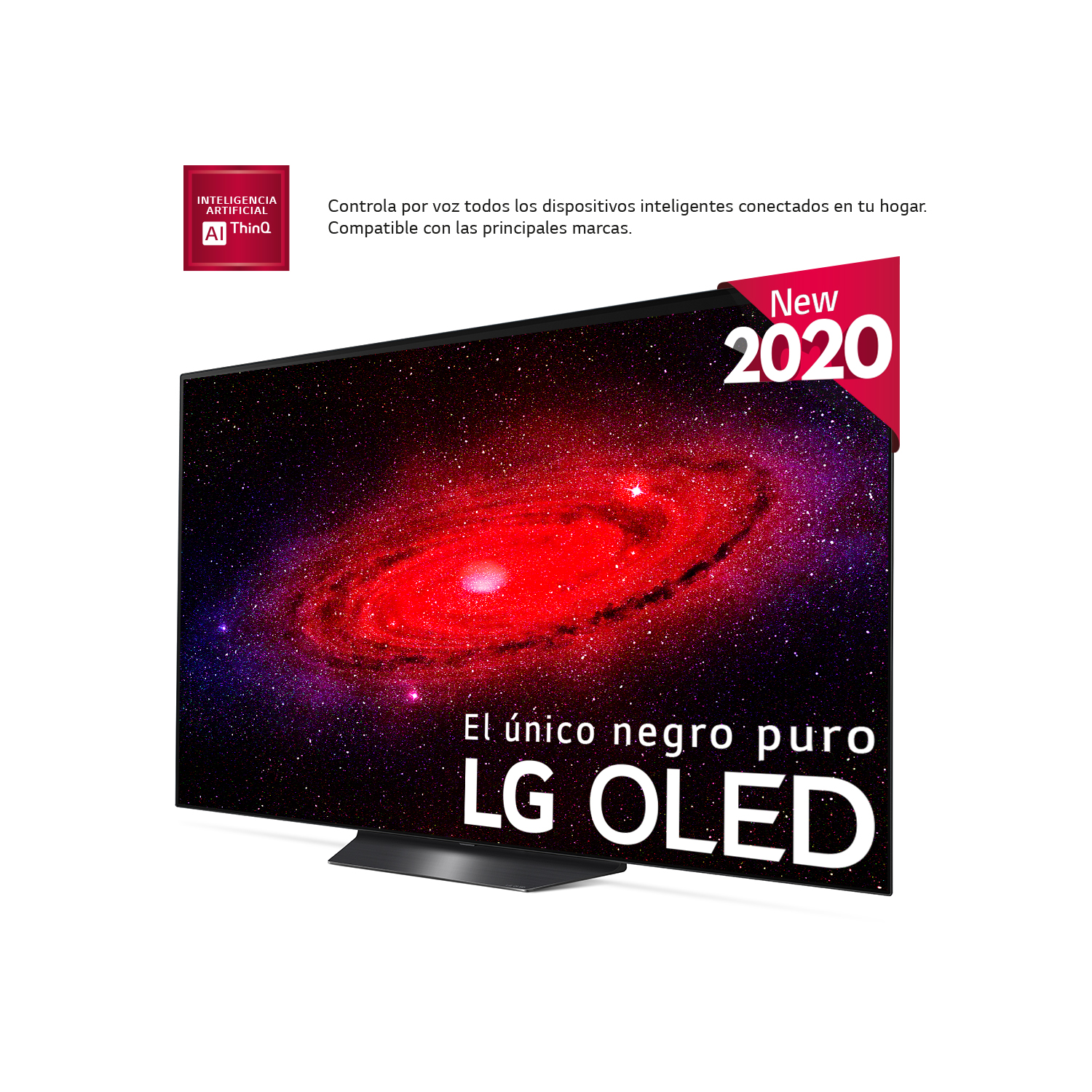 TV OLED 65" - LG OLED65B9SLA, Smart TV OLED 4K, Inteligencia Artificial, 100% HDR, Dolby ATMOS, Bluetooth [A]