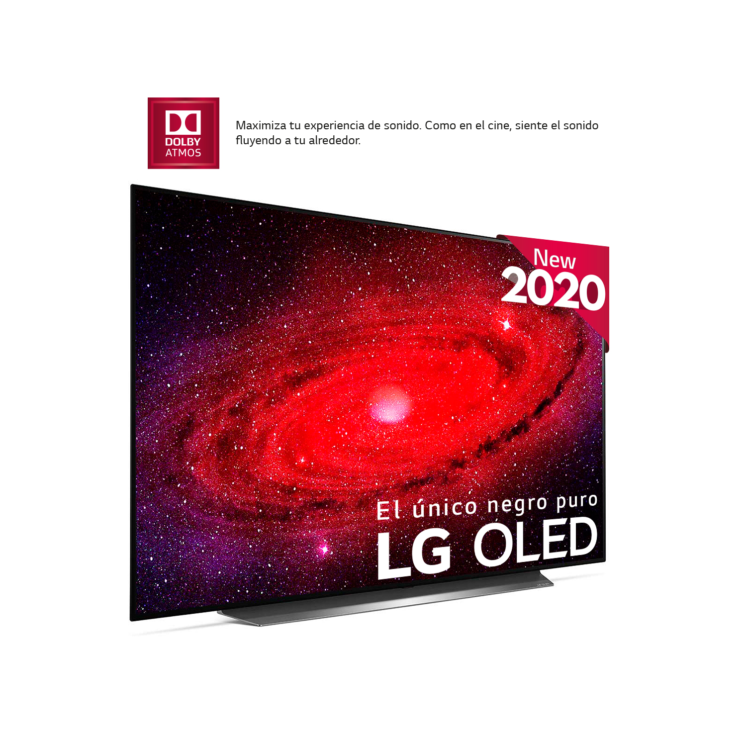 TV OLED 65" - LG OLED65CX5LB, UHD 4K, 3840x2160, A9, HDMI, USB 2.0, LAN, Fibra Óptica, Salida auriculares
