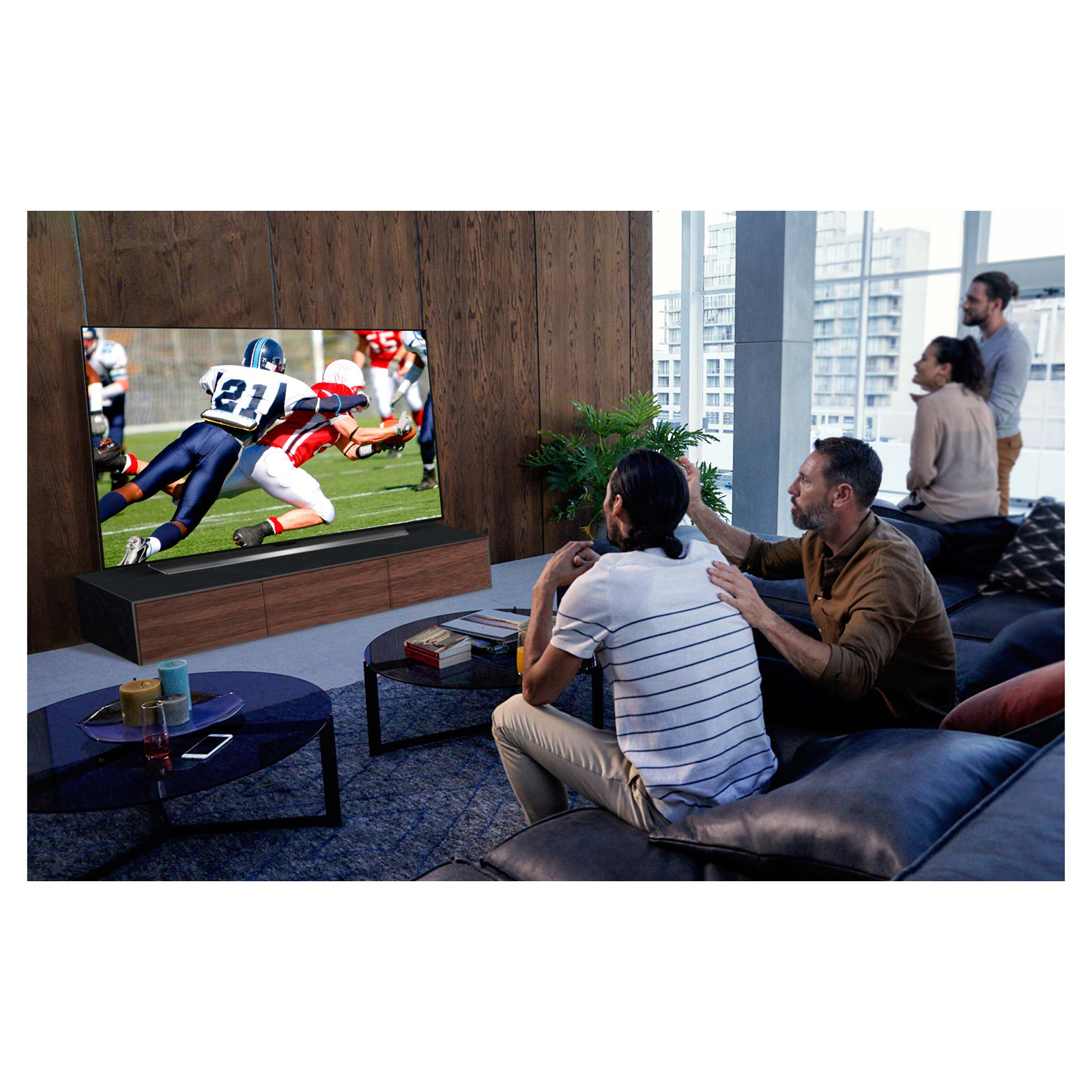 TV OLED 77" - LG OLED77CX6LA, UHD 4K, 3840 x 2160 píxel, Procesador alfa9 Gen3, 4 HDMI, 3 USB, LAN, Negro