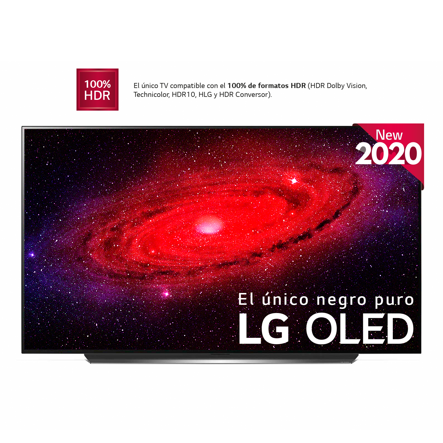 TV OLED 77" - LG OLED77CX6LA, UHD 4K, 3840 x 2160 píxel, Procesador alfa9 Gen3, 4 HDMI, 3 USB, LAN, Negro