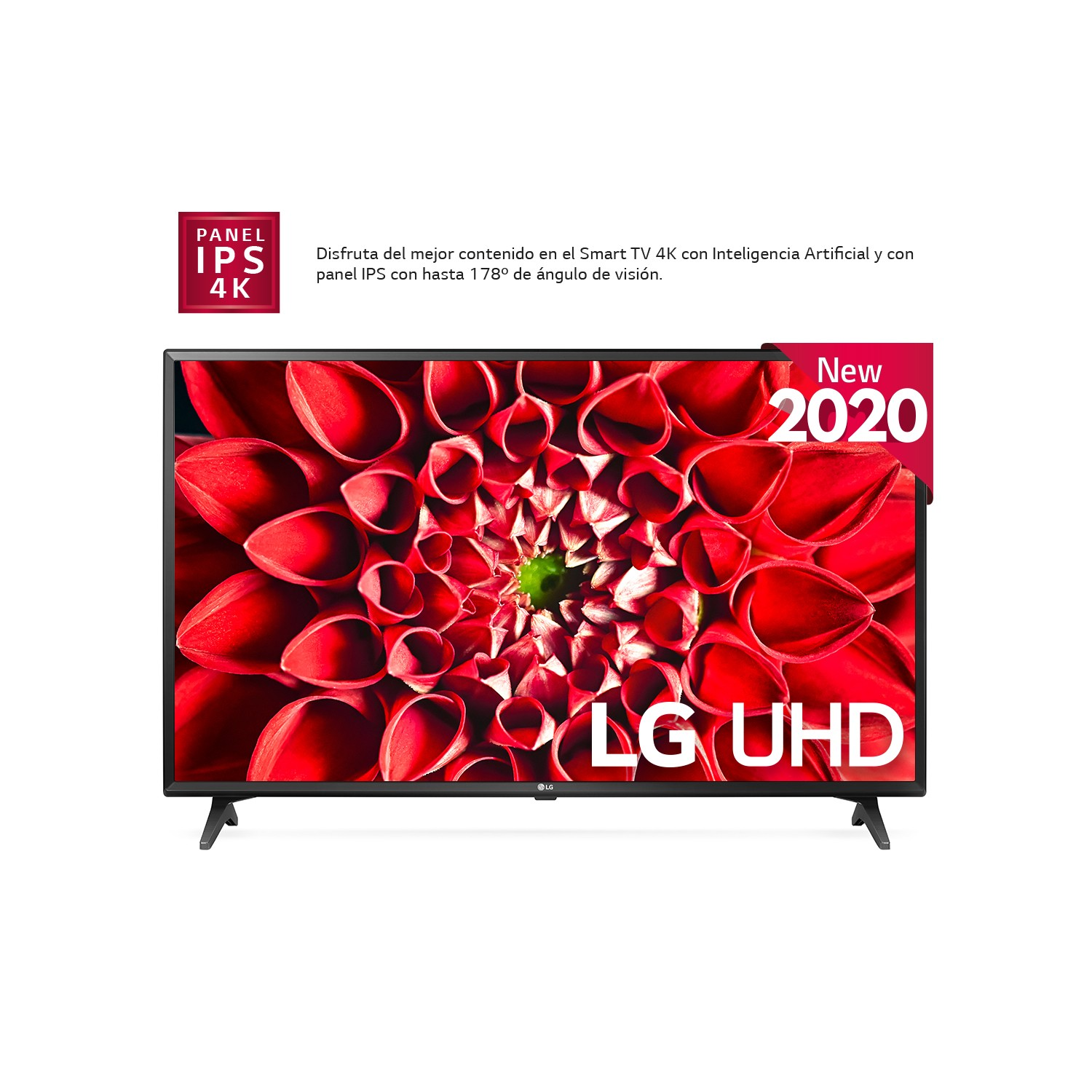 TV LED 43" - LG 43UM7050PLF, Smart TV 4K UHD, webOS 4.5, HDR10 Pro, HLG, Ultra Surround, HDMI, USB, WiFi [A]