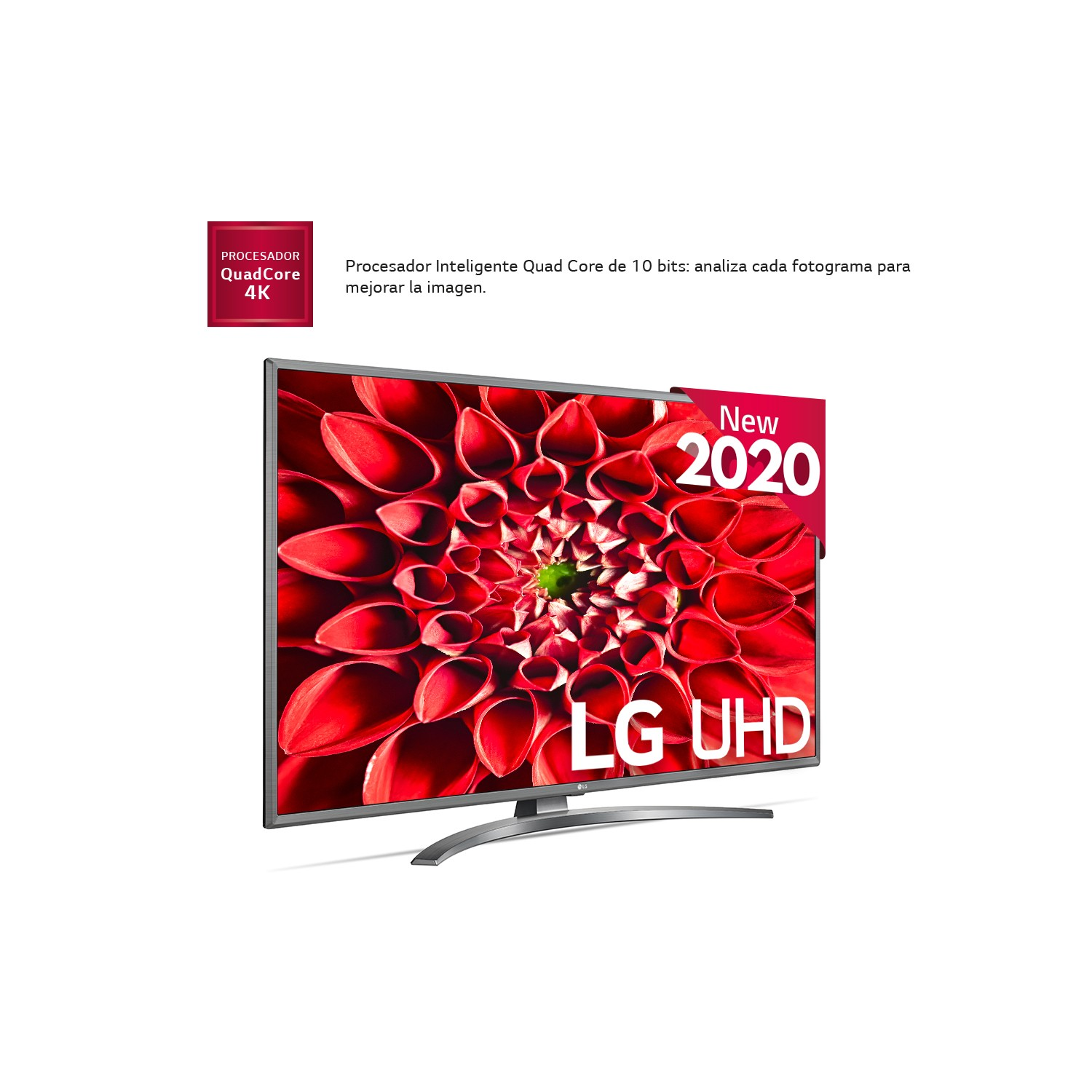 TV LED 43" - LG 43UN81006LB, UHD 4K, WiFi, Bluetooth, Inteligencia Artificial, HDR 10 Pro, Smart TV