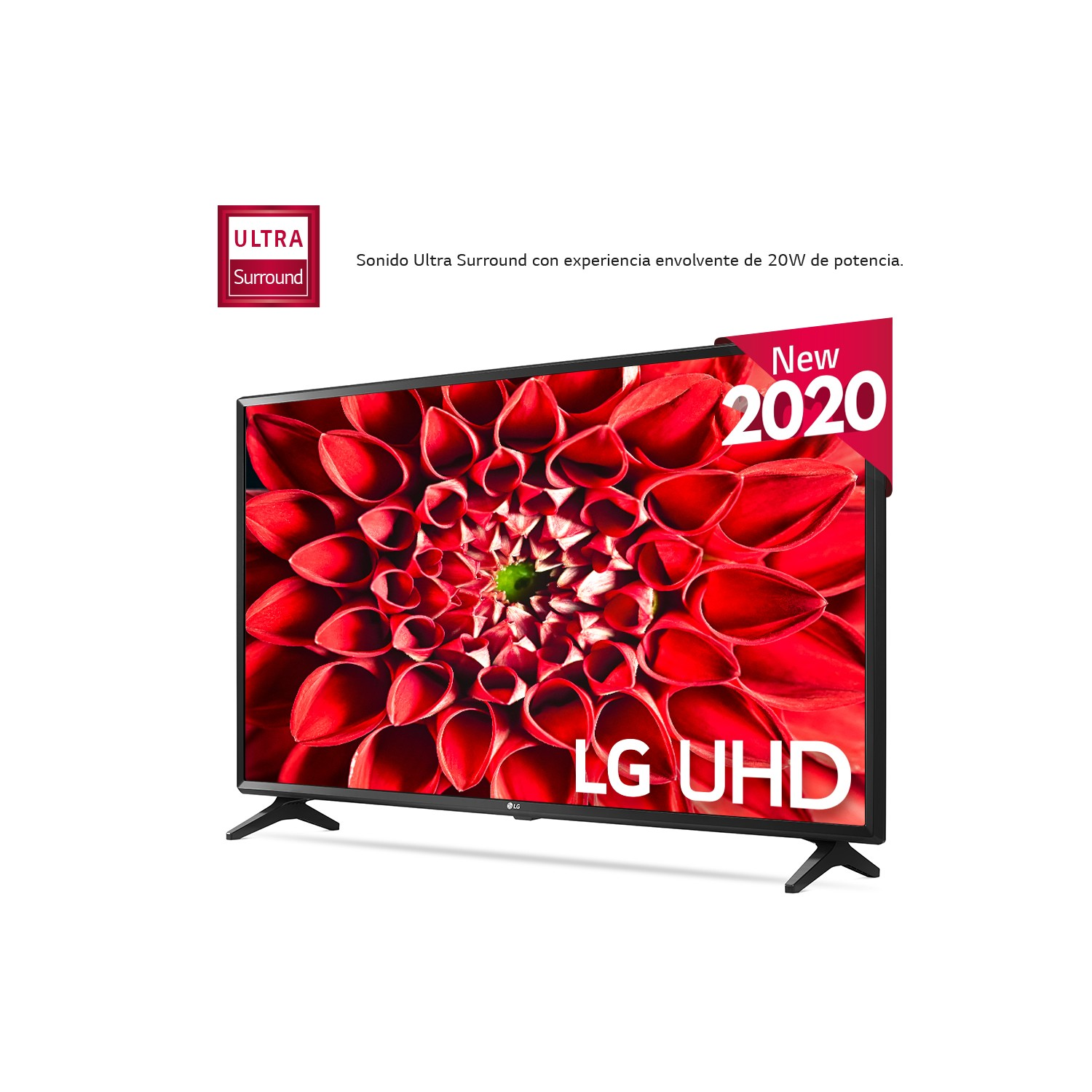 TV LED 49" - LG 49UM7050PLF, Smart TV 4K UHD, webOS 4.5, HDR10 Pro, HLG, Ultra Surround, HDMI, USB, WiFi [A]
