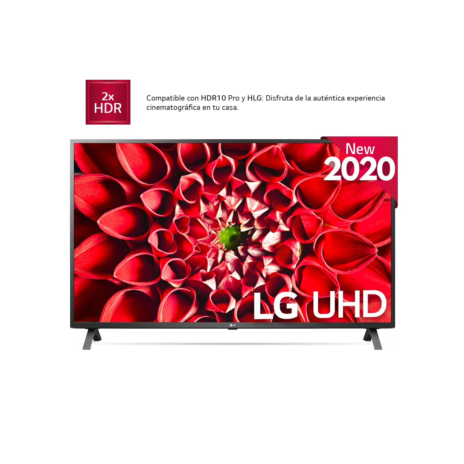 TV LED 50" - LG 50UN73006LA, UHD 4K 3840 x 2160, Smart TV, Bluetooth, WiFi, Asistentes de voz, Negro
