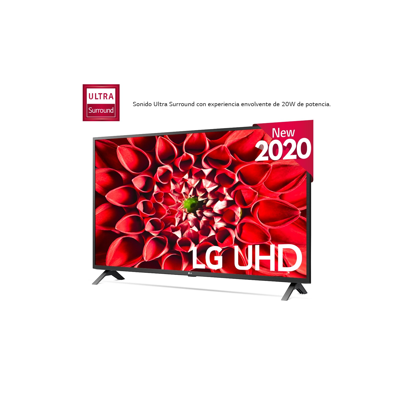 TV LED 50" - LG 50UN73006LA, UHD 4K 3840 x 2160, Smart TV, Bluetooth, WiFi, Asistentes de voz, Negro