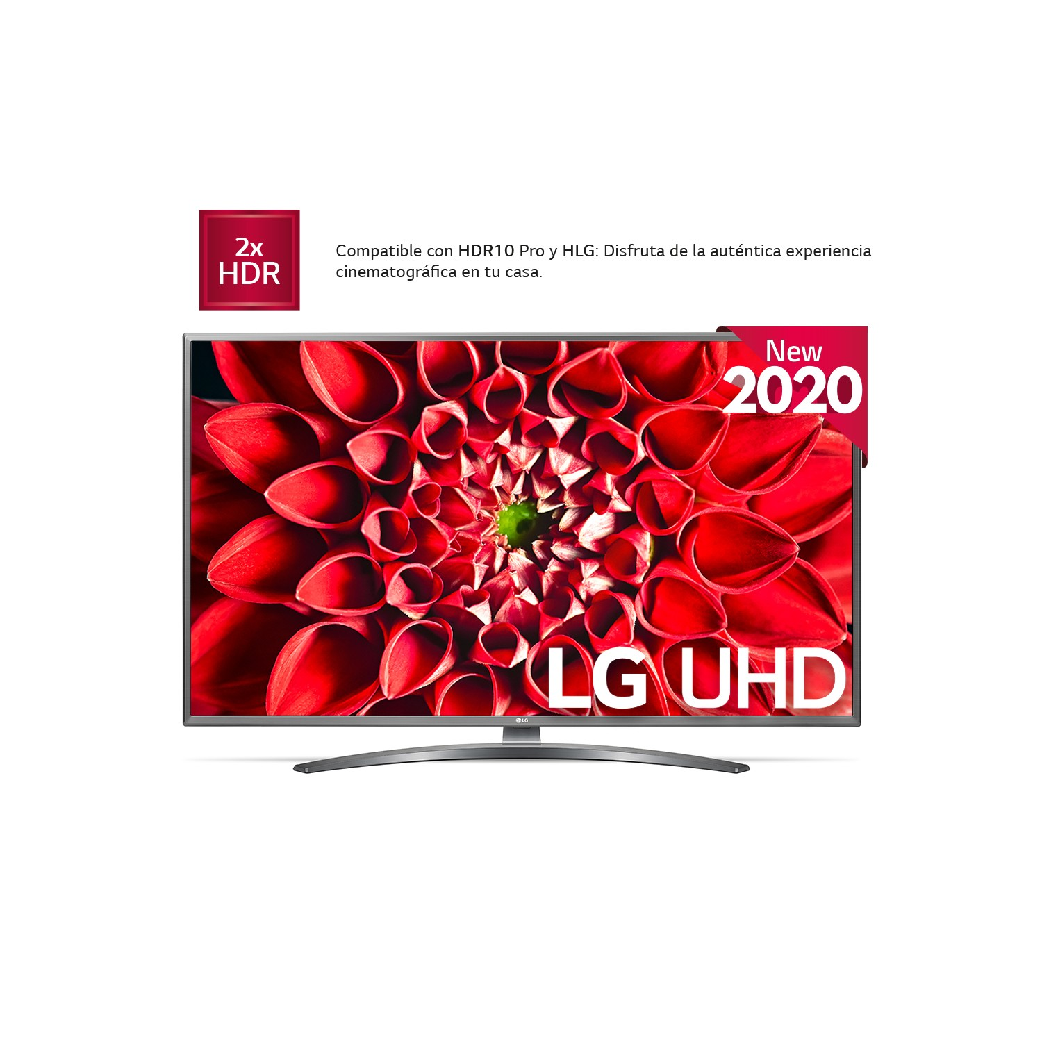 TV LED 50" - LG 50UN81006LB, UHD 4K, Quad Core, WiFi, Bluetooth, Inteligencia Artificial, HDR 10 Pro, Smart TV