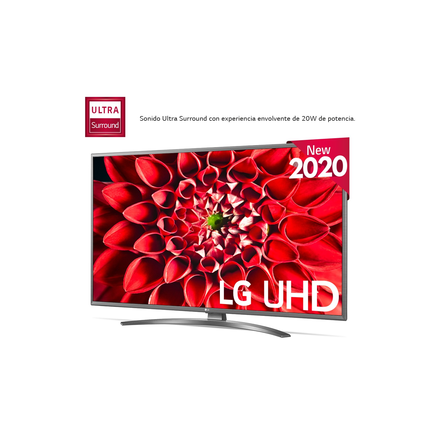 TV LED 50" - LG 50UN81006LB, UHD 4K, Quad Core, WiFi, Bluetooth, Inteligencia Artificial, HDR 10 Pro, Smart TV