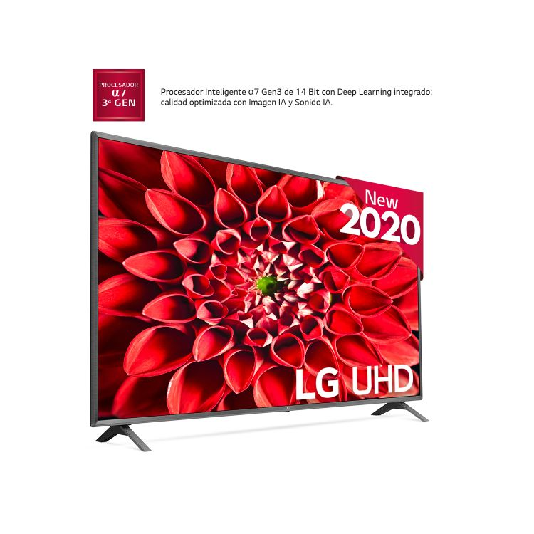 TV LED 86" - LG 86UN85006LA, UHD 4K, 3840x2160 píxeles, alfa7 Gen3, 4 HDMI, 3 USB 2.0, A, Negro
