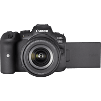 CANON EOS R6 Kit Systemkamera  mit Objektiv 24-105 mm , 7,5 cm Display