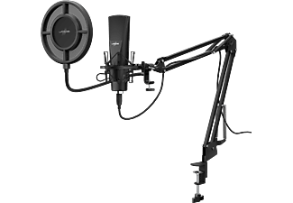 URAGE Stream 800 HD Studio - Streaming-Mikrofon (Schwarz)