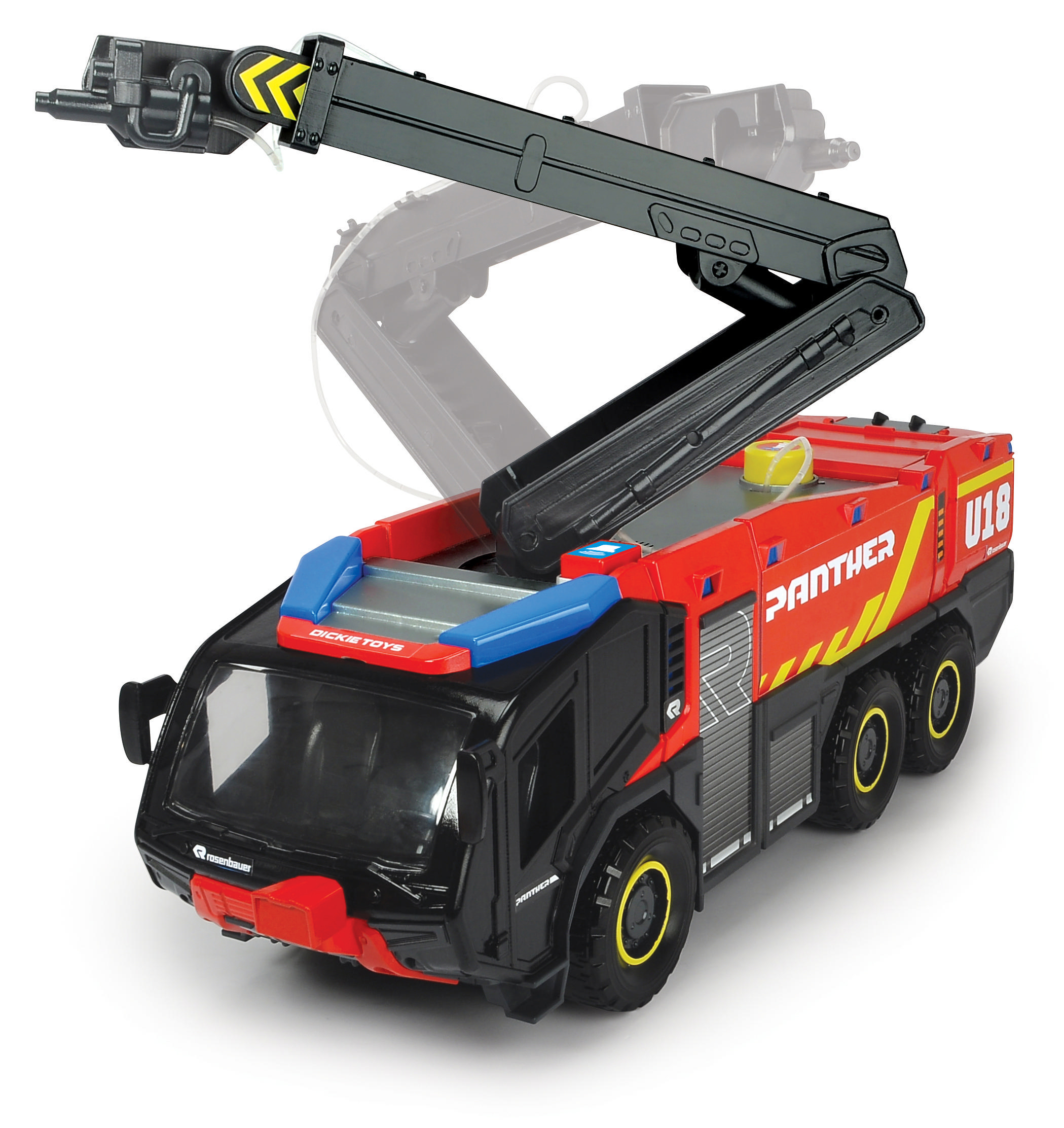 DICKIE-TOYS RC Airport Fire Brigade R/C Spielzeugauto Mehrfarbig/Rot