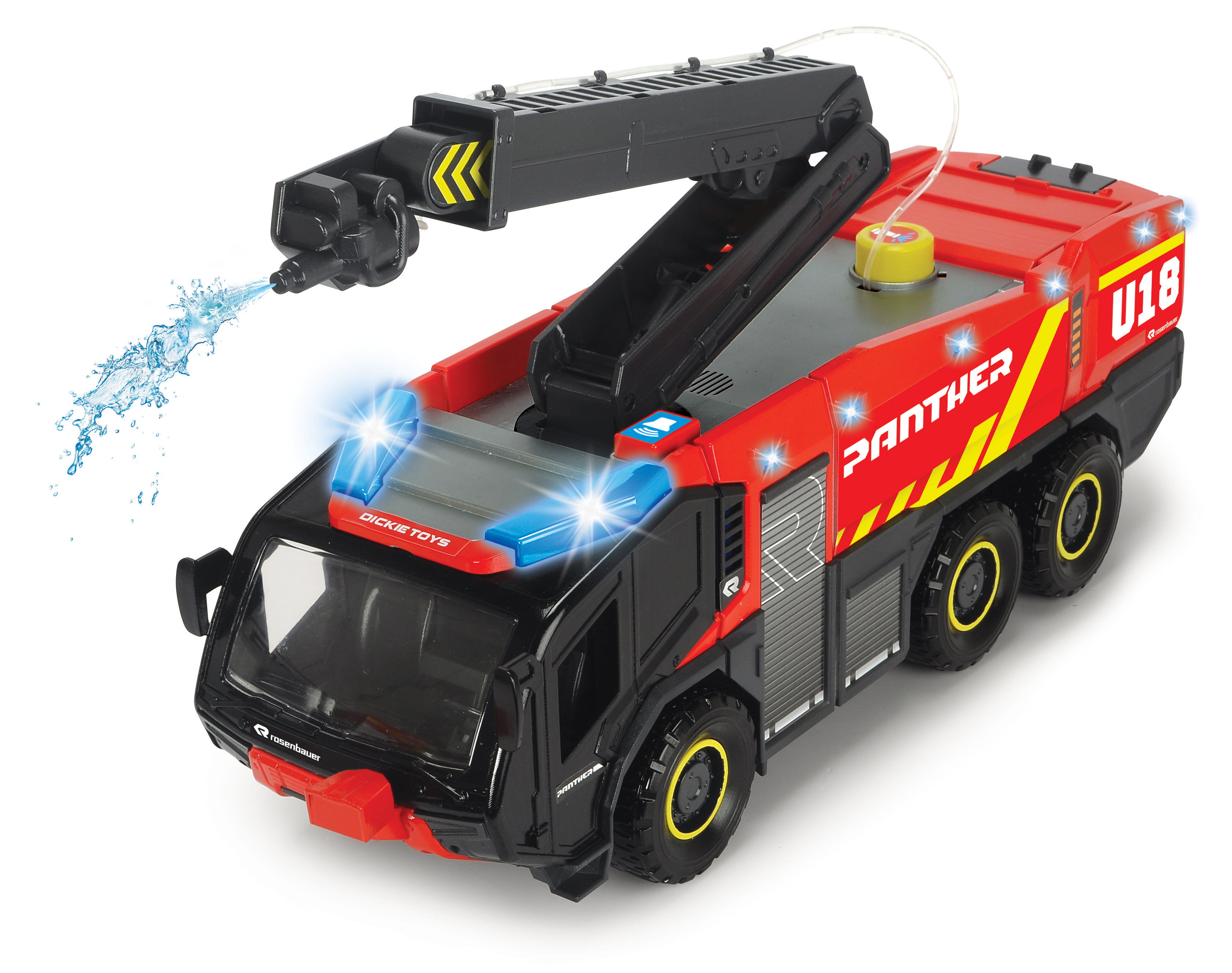 DICKIE-TOYS RC Airport Fire Brigade R/C Spielzeugauto Mehrfarbig/Rot