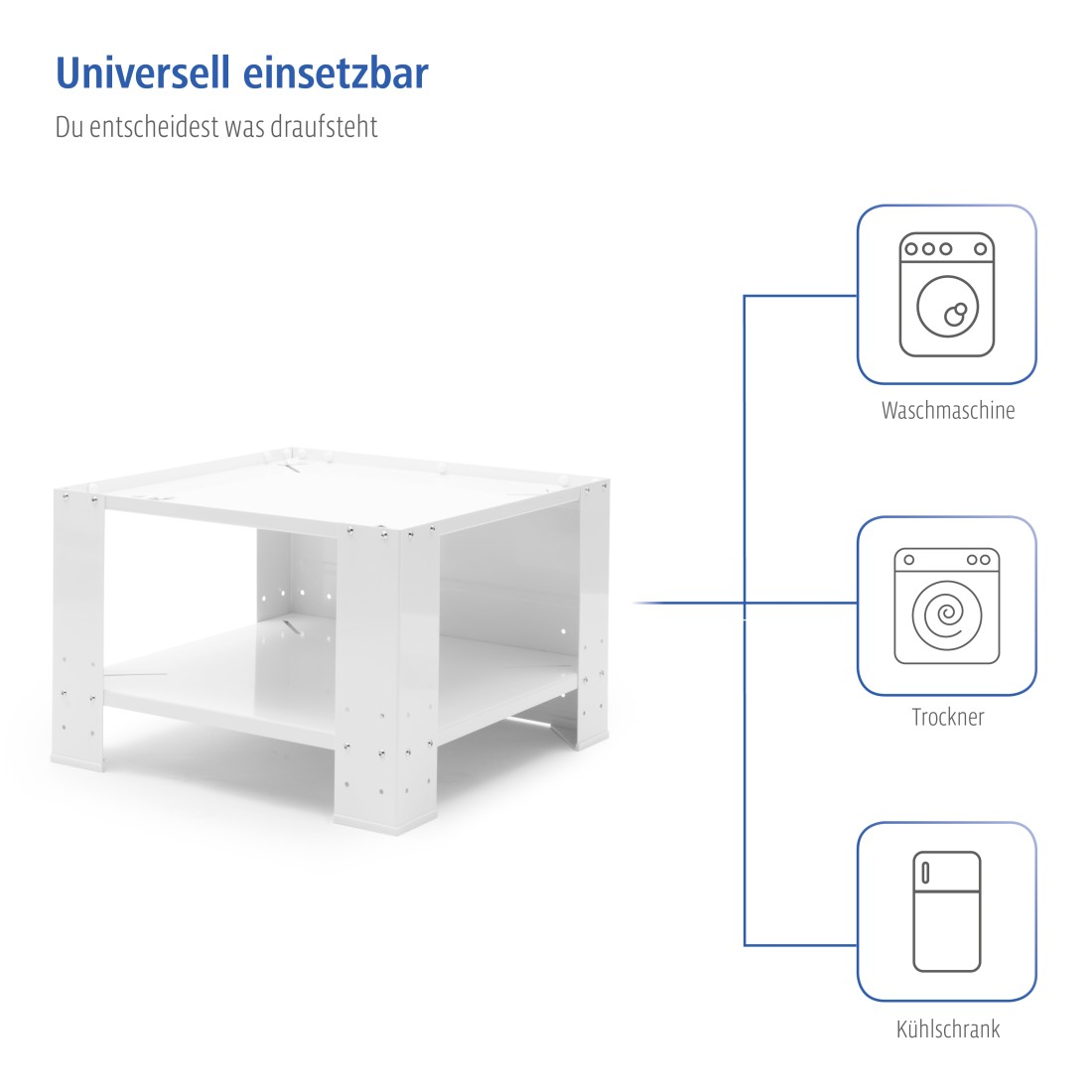 XAVAX Waschmaschinen Universalsockel