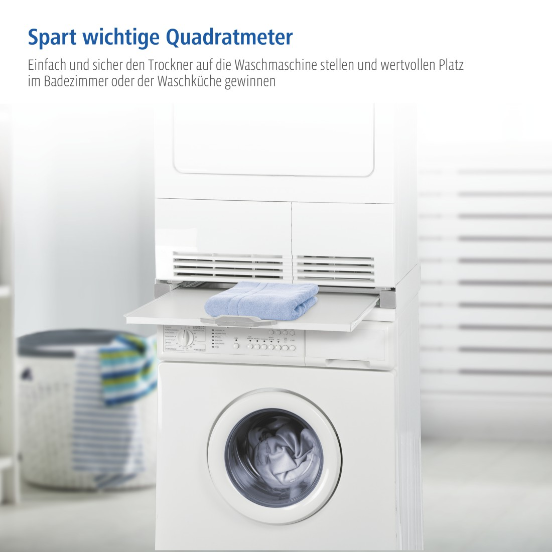 XAVAX Waschmaschinen/Trockner Zwischenbausatz (555 mm)