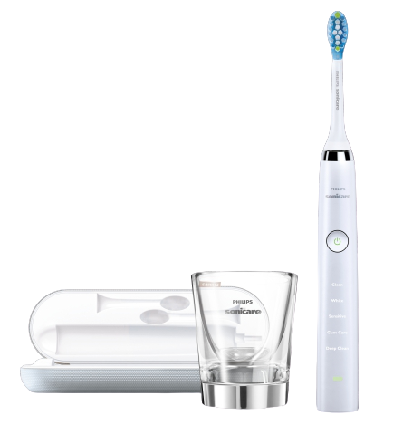 PHILIPS Sonicare DiamondClean HX9339/89 elektrische Schallzahnbürste, weiß Elektrische Zahnbürste Weiß
