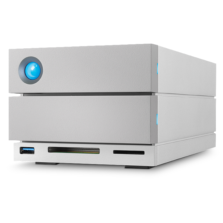 LACIE 2big Dock Thunderbolt 3 Festplatte, 8 TB HDD, extern, Silber