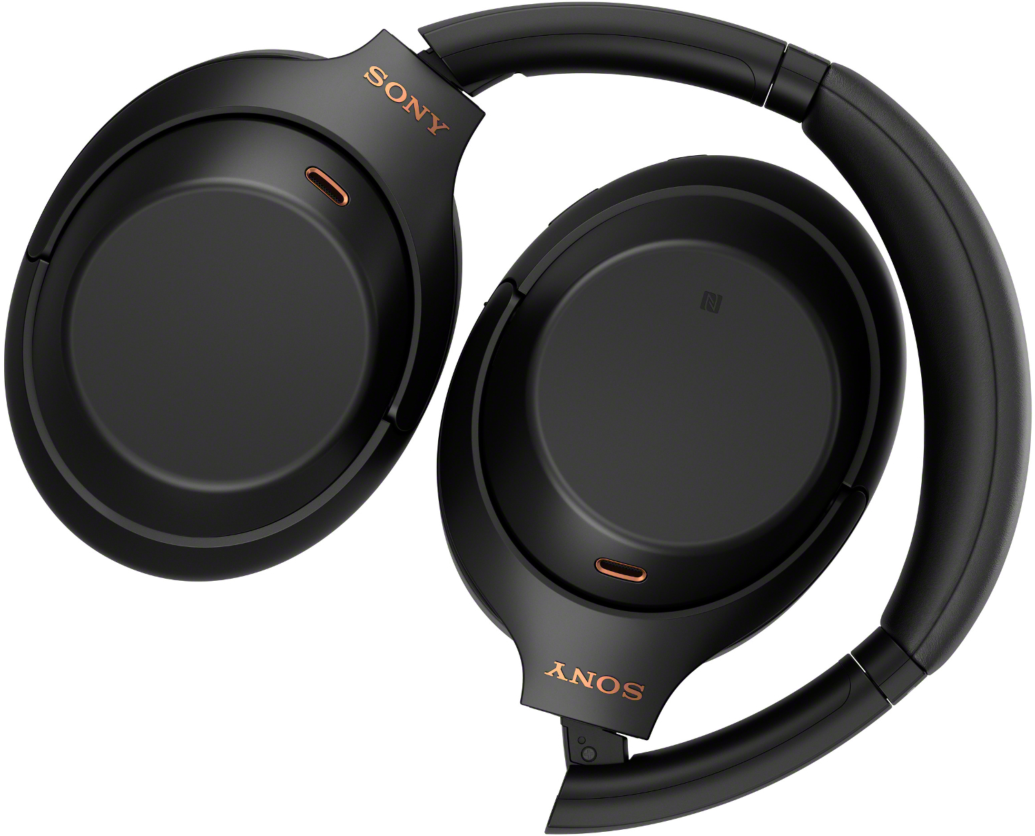 SONY Draadloze hoofdtelefoon WH 1000XM4 Noise Cancelling NFC Zwart WH1000XM4B.CE7