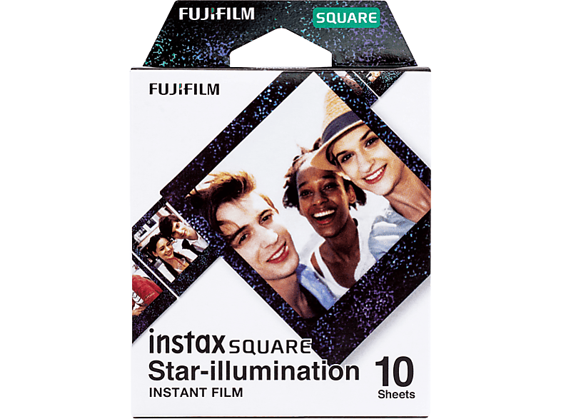 FUJIFILM INSTAX SQUARE Black Instant Film (10 Exposures) | Shams Stores