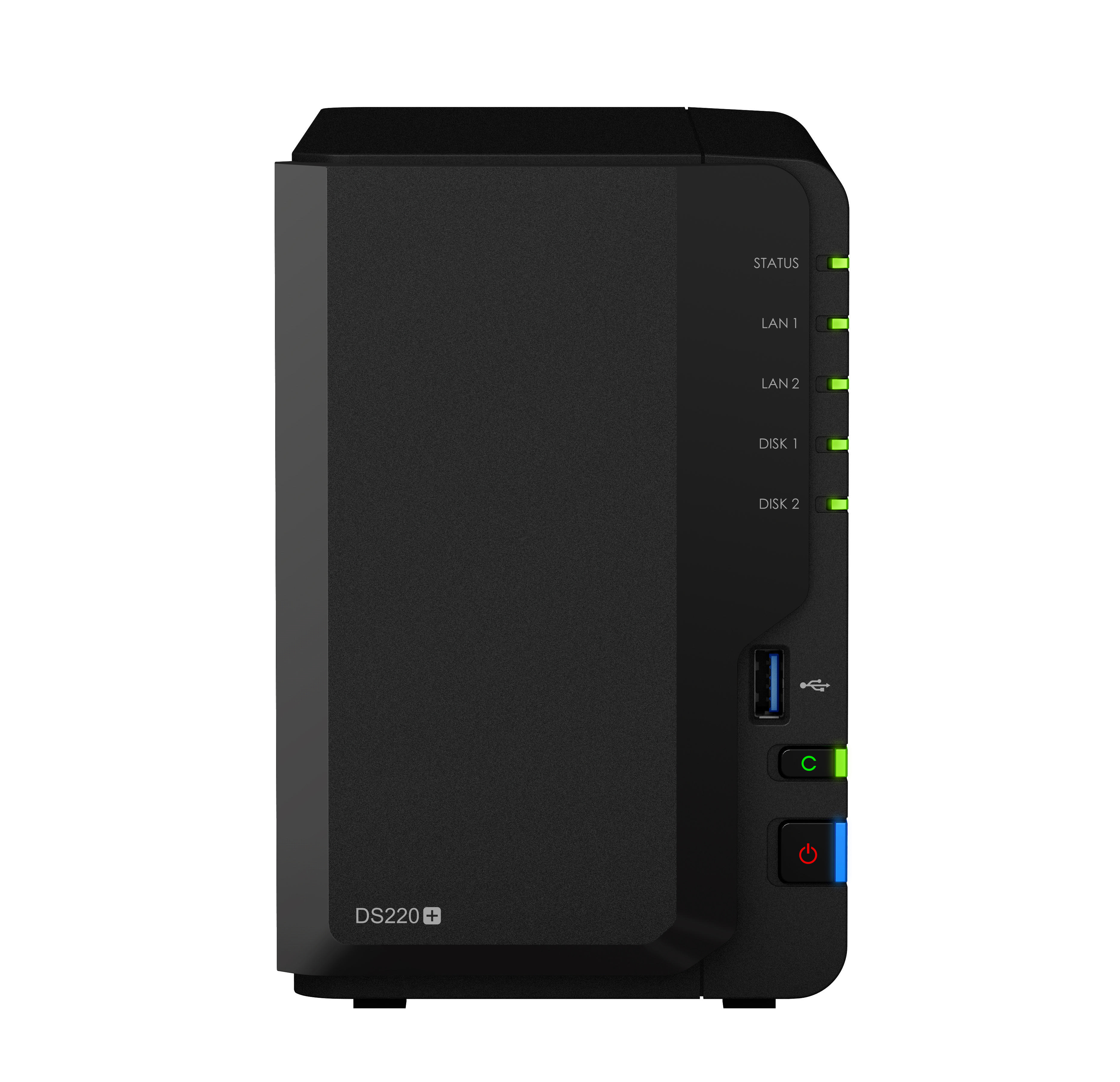 SYNOLOGY DiskStation DS220+ NAS 3,5 Zoll Anzahl Festplattenschächte: 2 Schwarz}