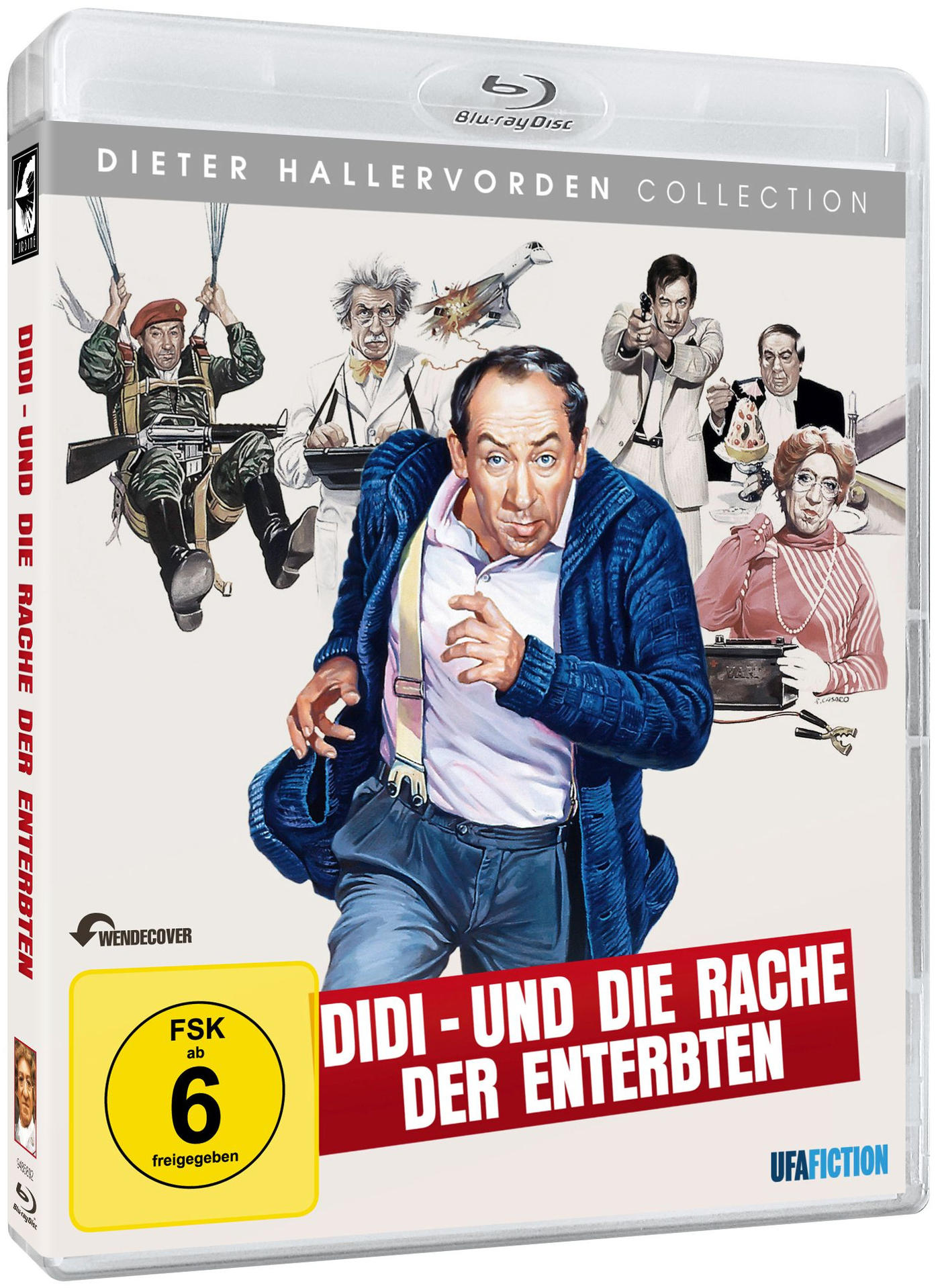 DVD-Box-Art für 'Didi und die Rache der Enterbten' mit Dieter Hallervorden.