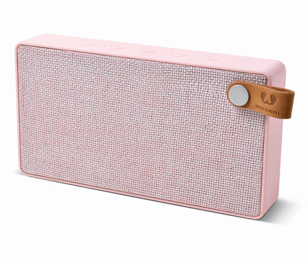 FRESH ‘N REBEL Rockbox Slice Fabriq Edition Bluetooth Lautsprecher, Rosé