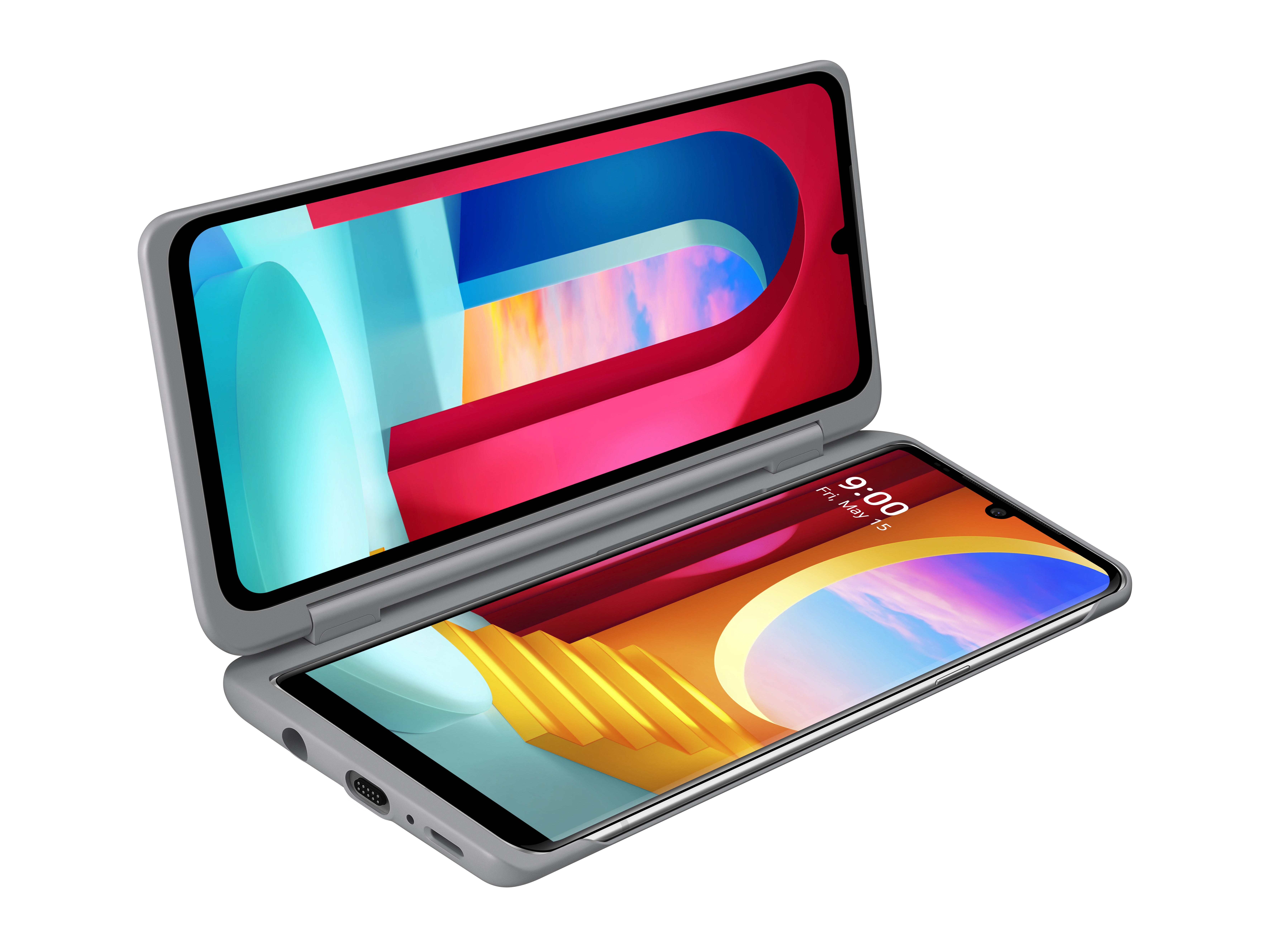 LG Dual Screen 3 (ohne Smartphone) Grau