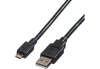 ROLINE 11.88.8755-R-MM - USB-Kabel, 3 m, Schwarz