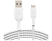 BELKIN USB-kabel - Lightning 15 cm verdraaid Wit (CAA002bt0MWH)