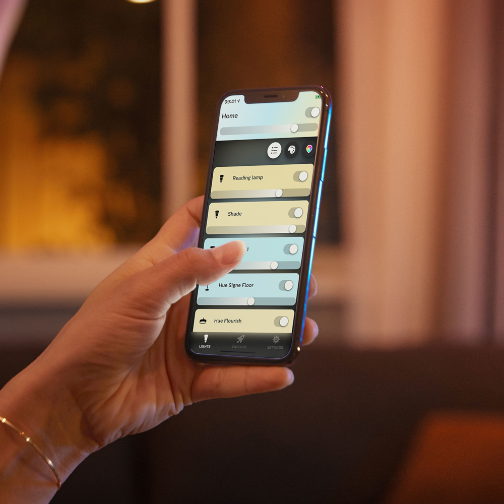 PHILIPS HUE Inbouwspot Bluetooth Adore Chroom Warm tot koelwit licht (3417511P9)