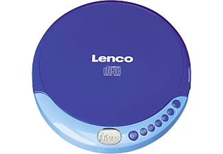 LENCO CD-011BU hordozható CD lejátszó, kék