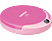 LENCO CD-011PK hordozható CD lejátszó, pink