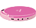 LENCO CD-011PK hordozható CD lejátszó, pink