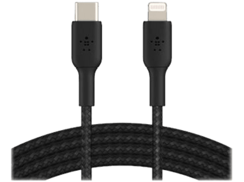 Belkin BOOSTCHARGE gevlochten USB-C naar Lightning-kabel 2m