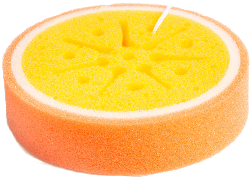 FAMILY POUND 56034A Szivacs, 12cm, narancs