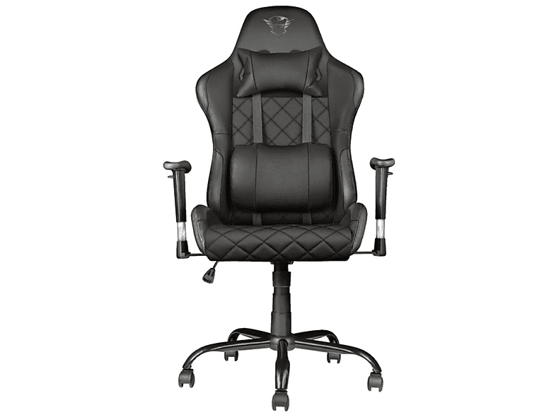 Trust 707 Resto gaming chair negro tela silla prod. exposicion 707r ajustable reclinable cojines y 23288 gxt707 para videojuegos 23287 gxt707g