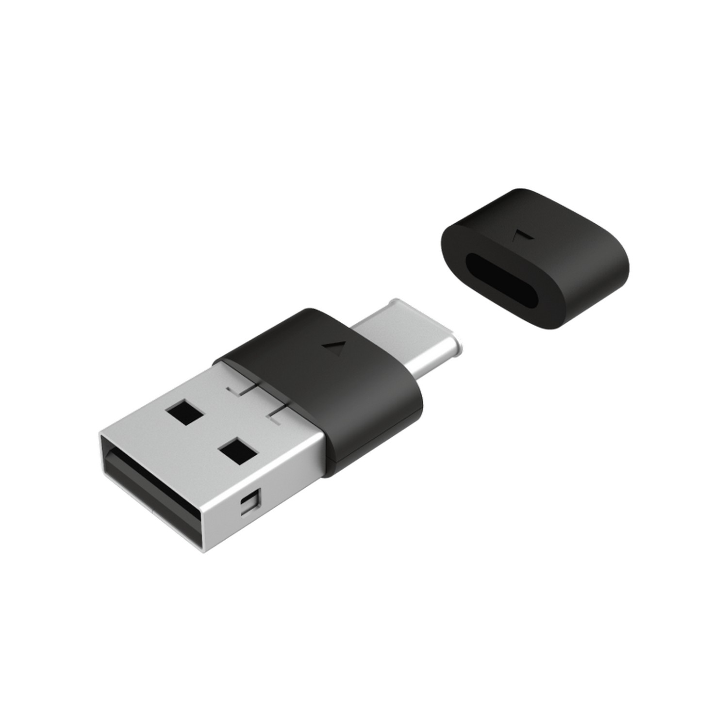Ratón inalámbrico - Trust Duco Dual Connect, Óptico, 1600 ppp, Receptor USB-A, USB-C, Negro
